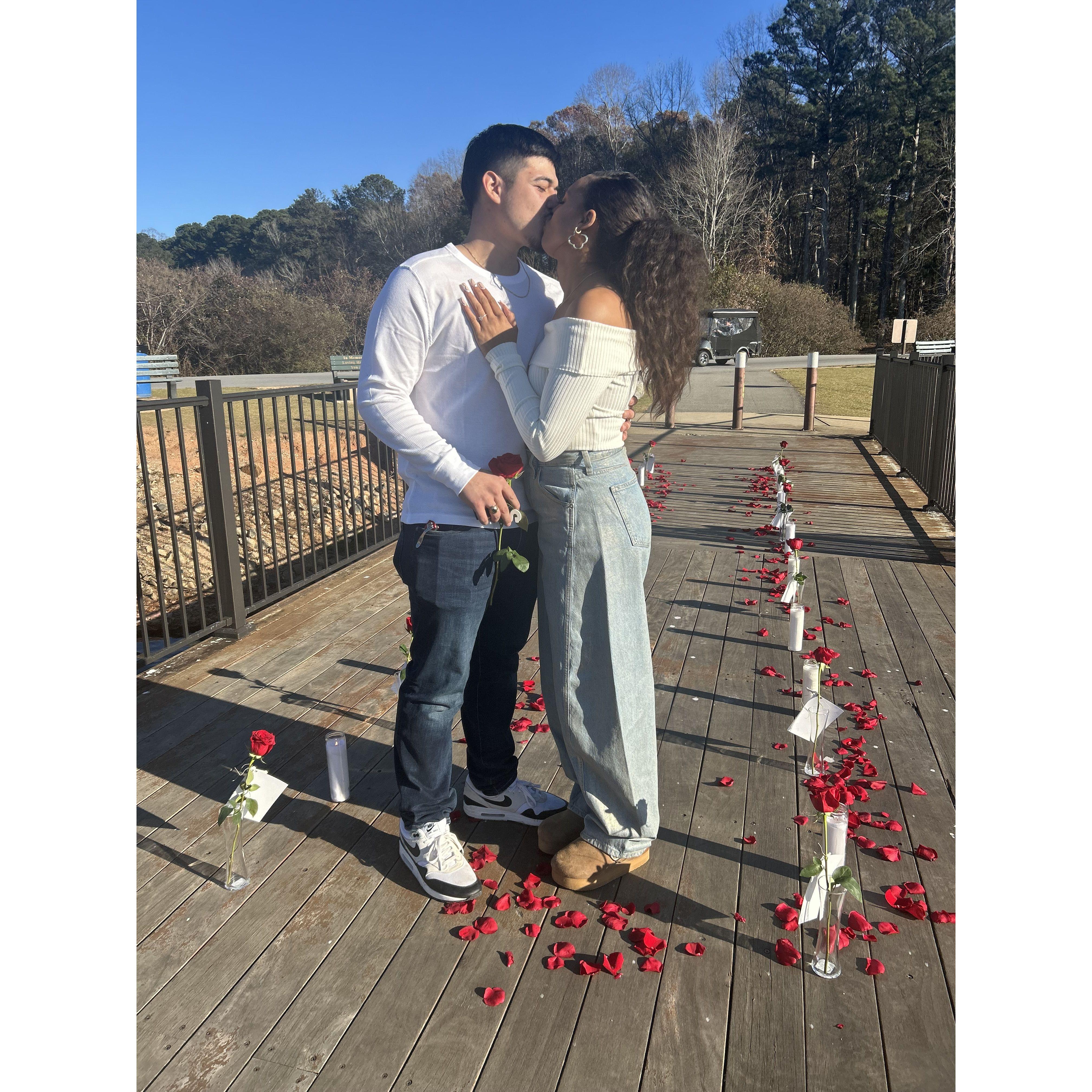 After I said yess to the proposal