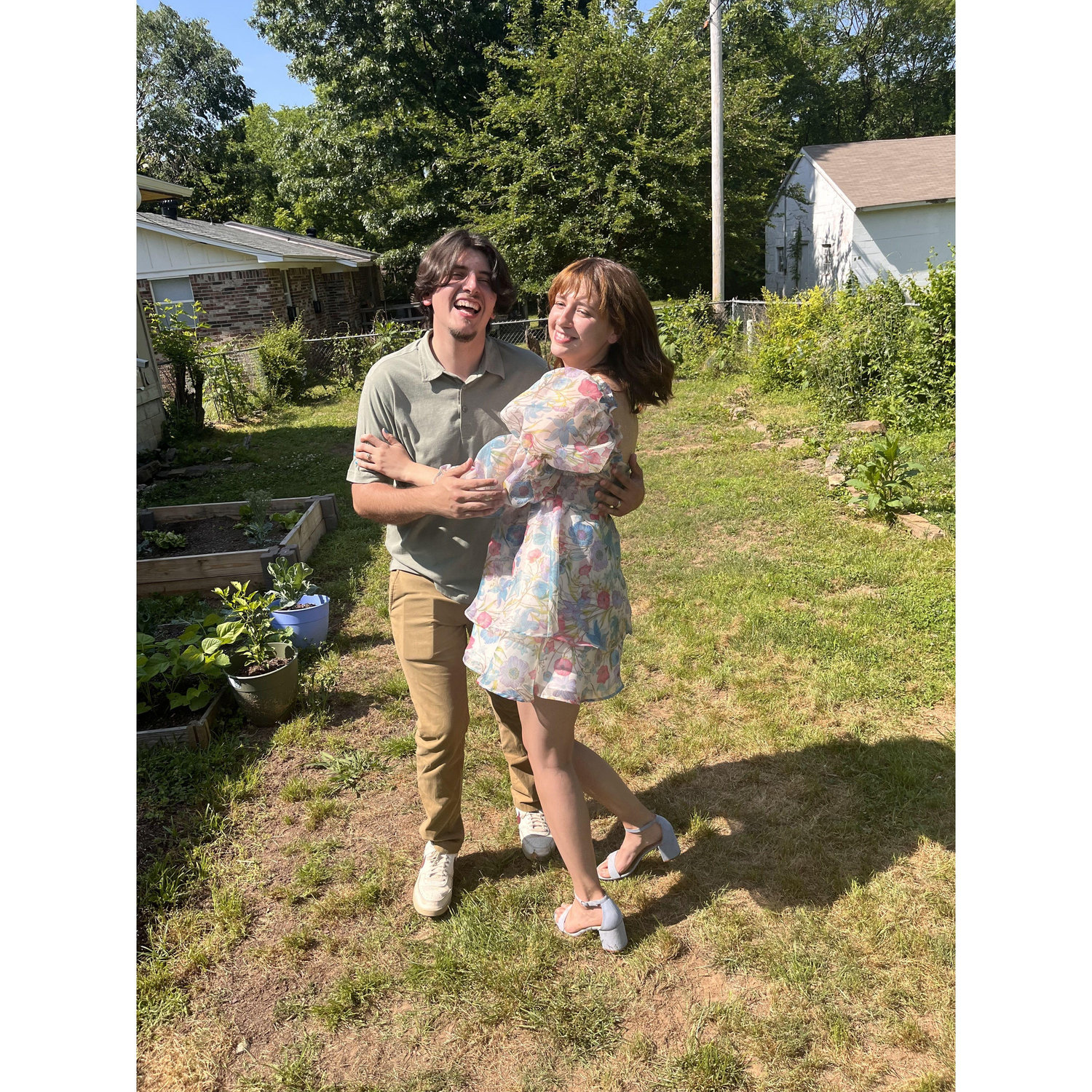 Our 1 year of engagement celebration!