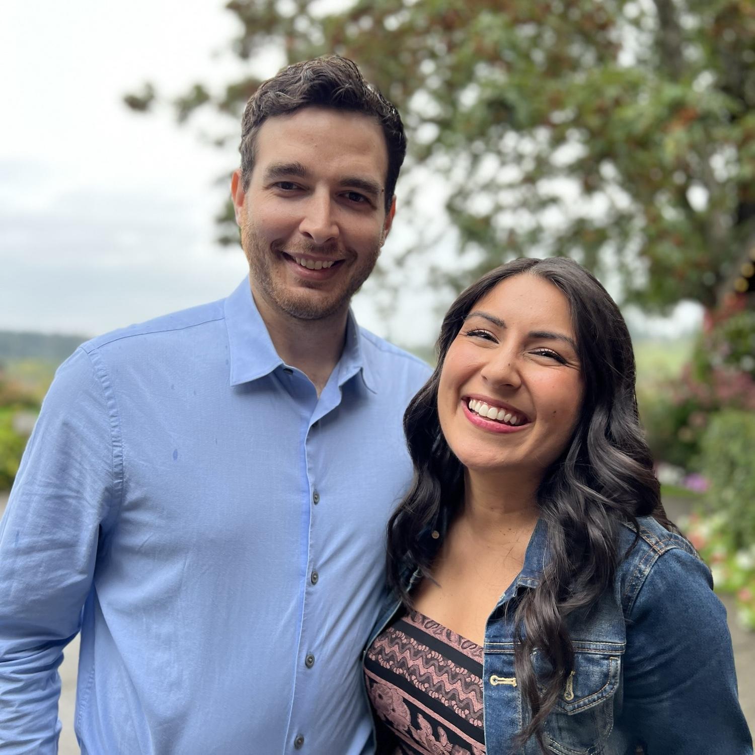 September 2023: Our first wedding together!