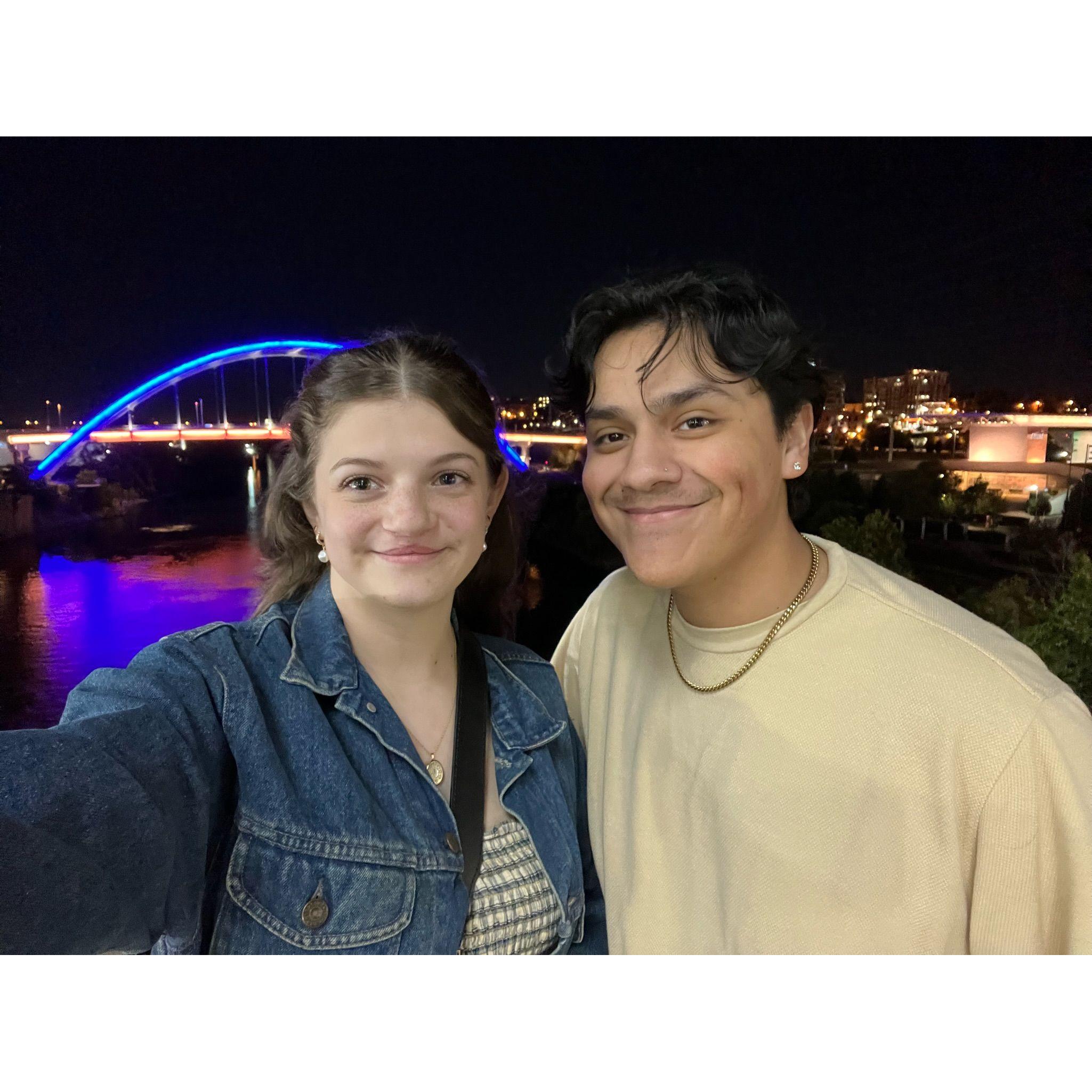 One of the first pictures of us together.