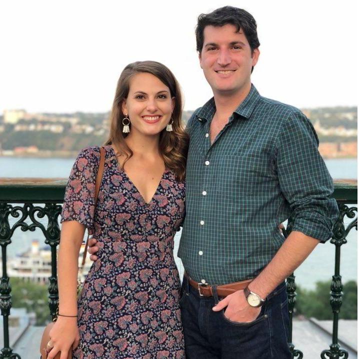 Dave smiles through his nerves - this photo was taken only about two hours before our engagement outside the Chateau Frontenac in Quebec City!