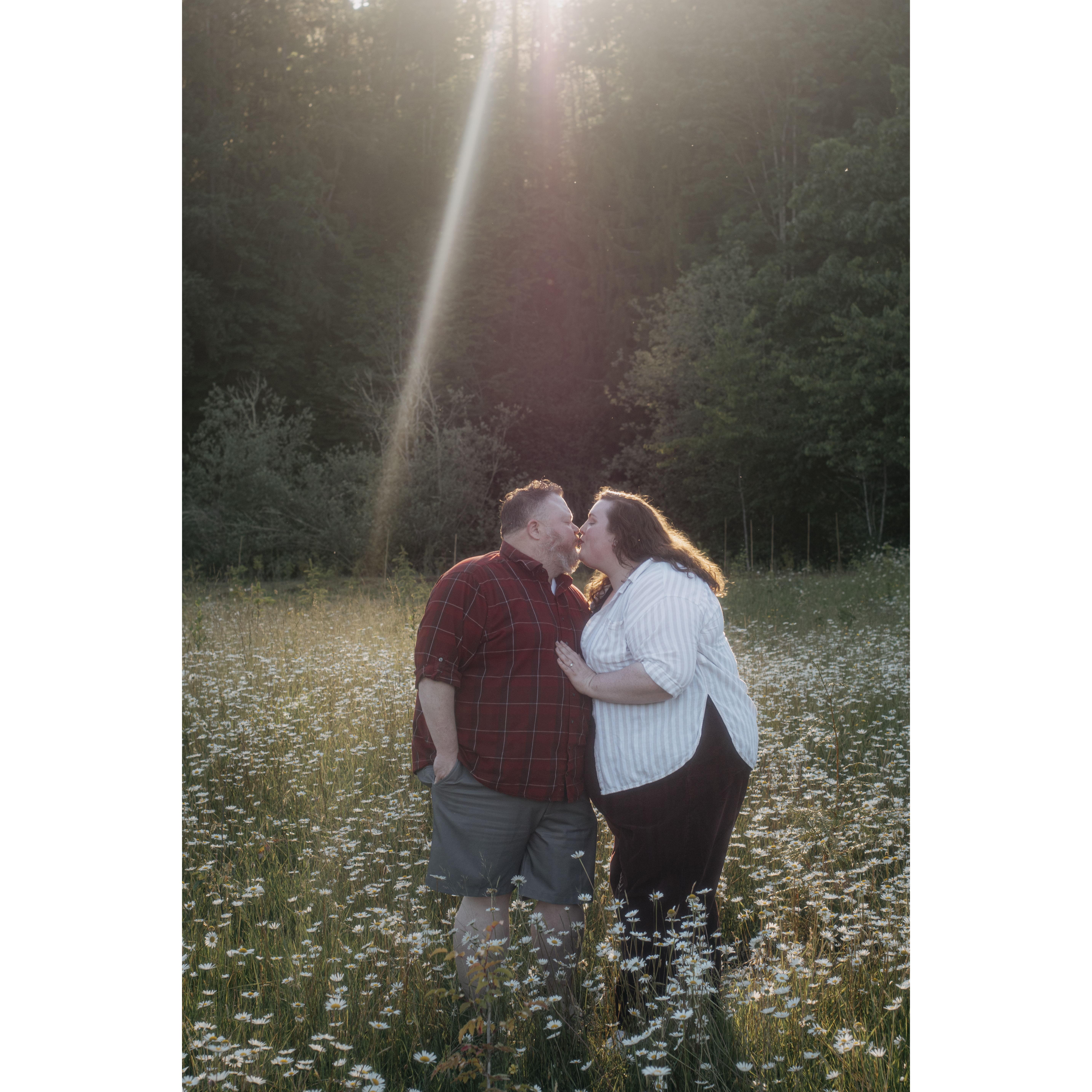 Are we both very allergic to pollen. Yes. Did we still frolic in the wildflower field. Also yes.
