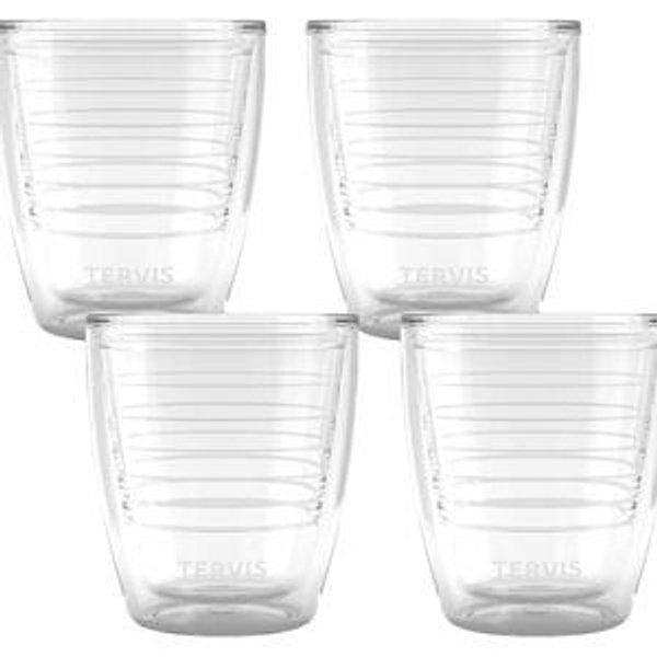 Tervis Clear 12oz - Set of 4
