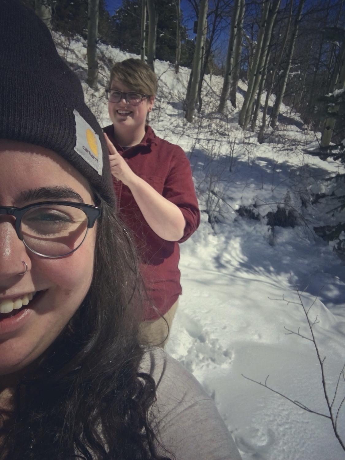 Our first photo together, March 2016.