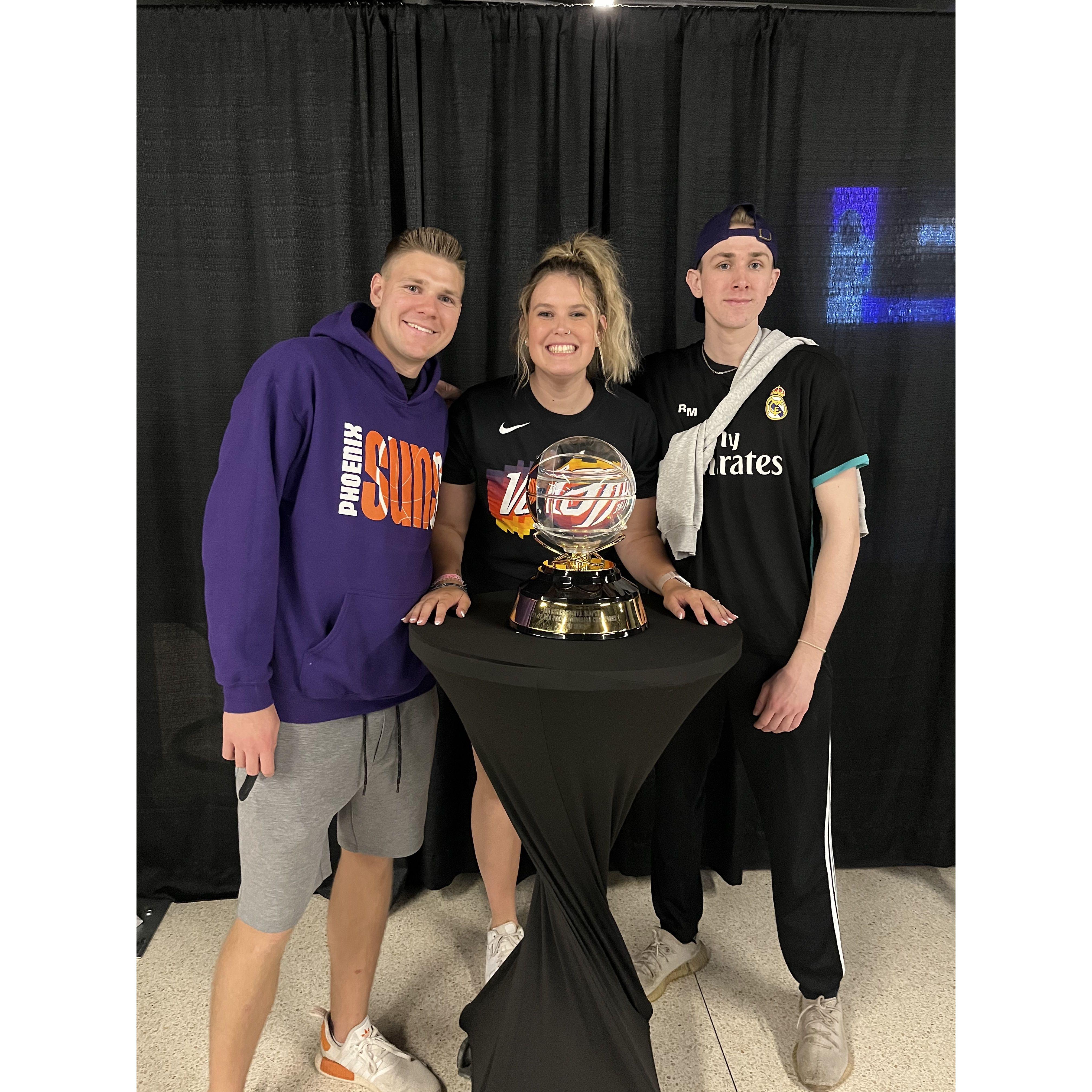 Ben, Delaney & Aidan (Best Man) - NBA Playoffs (Suns vs Pelicans) - 2022