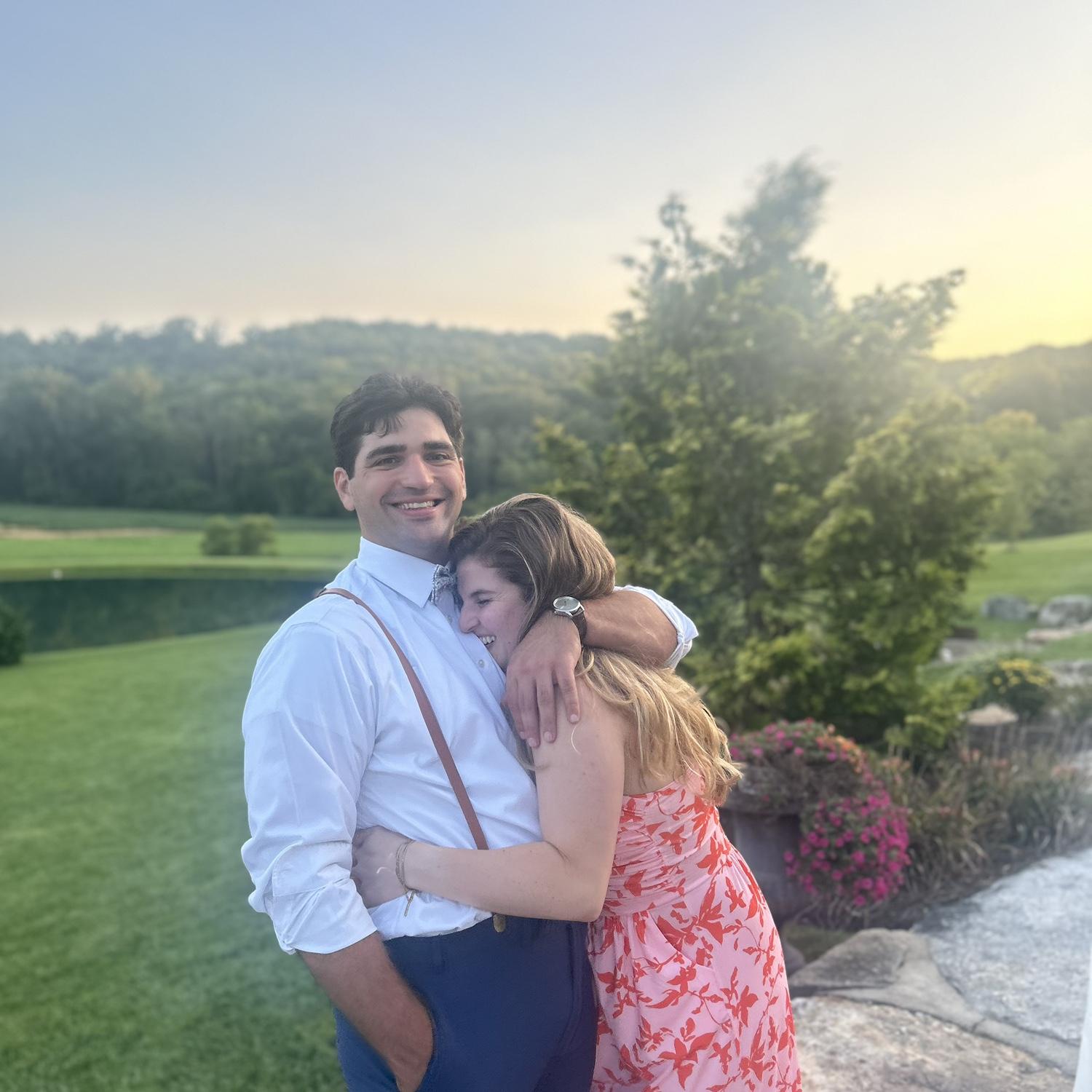 At Charles’ groomsman’s wedding in August, 2024