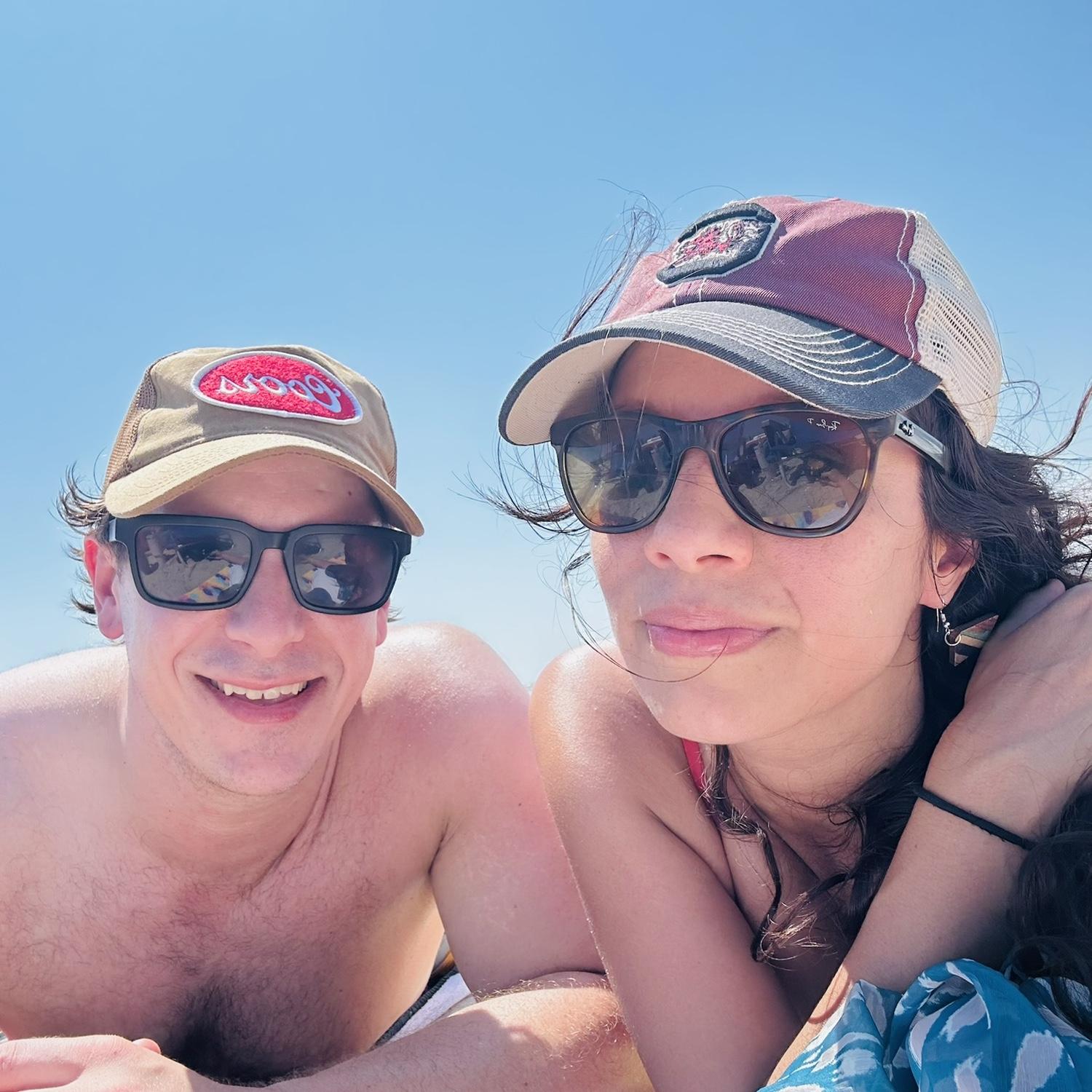 He loves the beach, I love him… perfect combo 🏖️