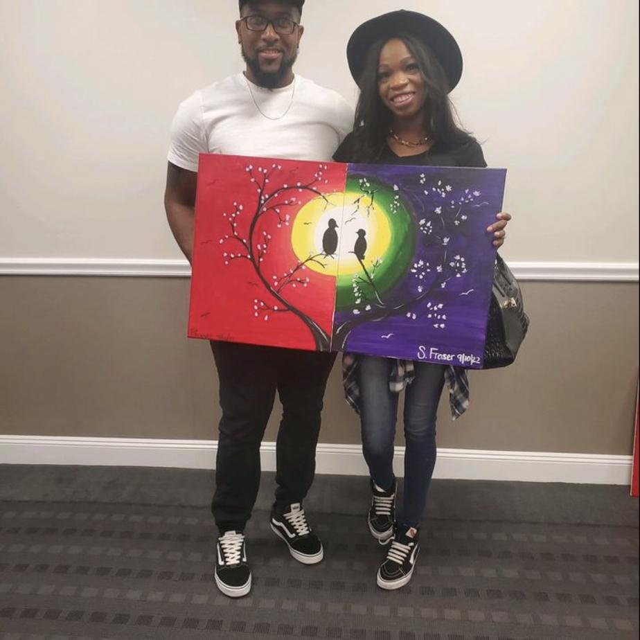 Painting..our love language 🤍