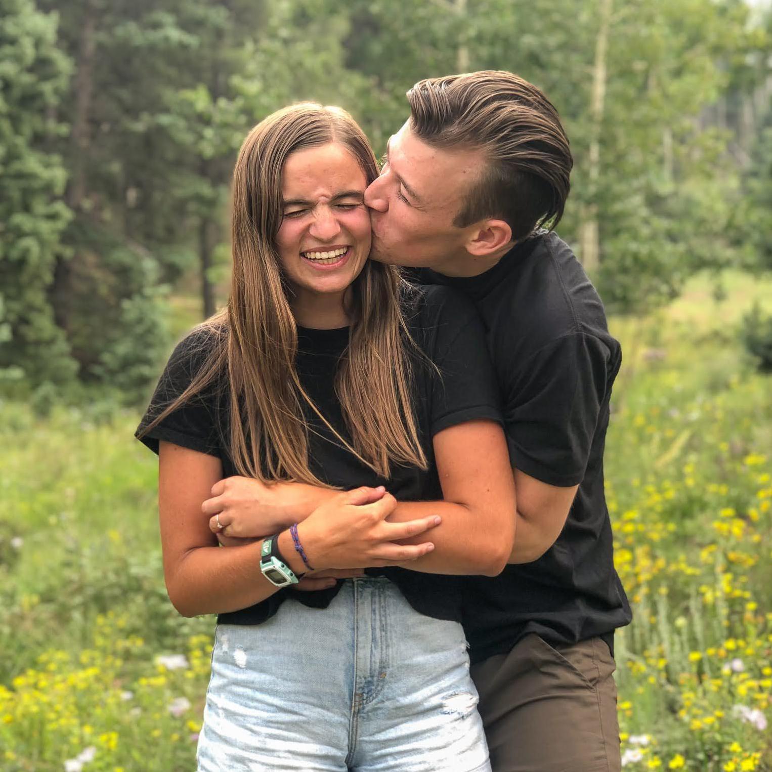 The day we got engaged up at Eagle Lake Camp!