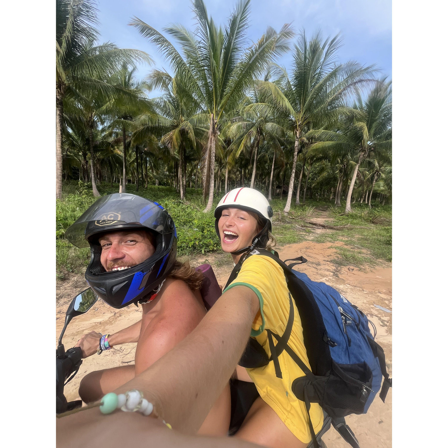 Taking a trip around the island by bike - a must do!