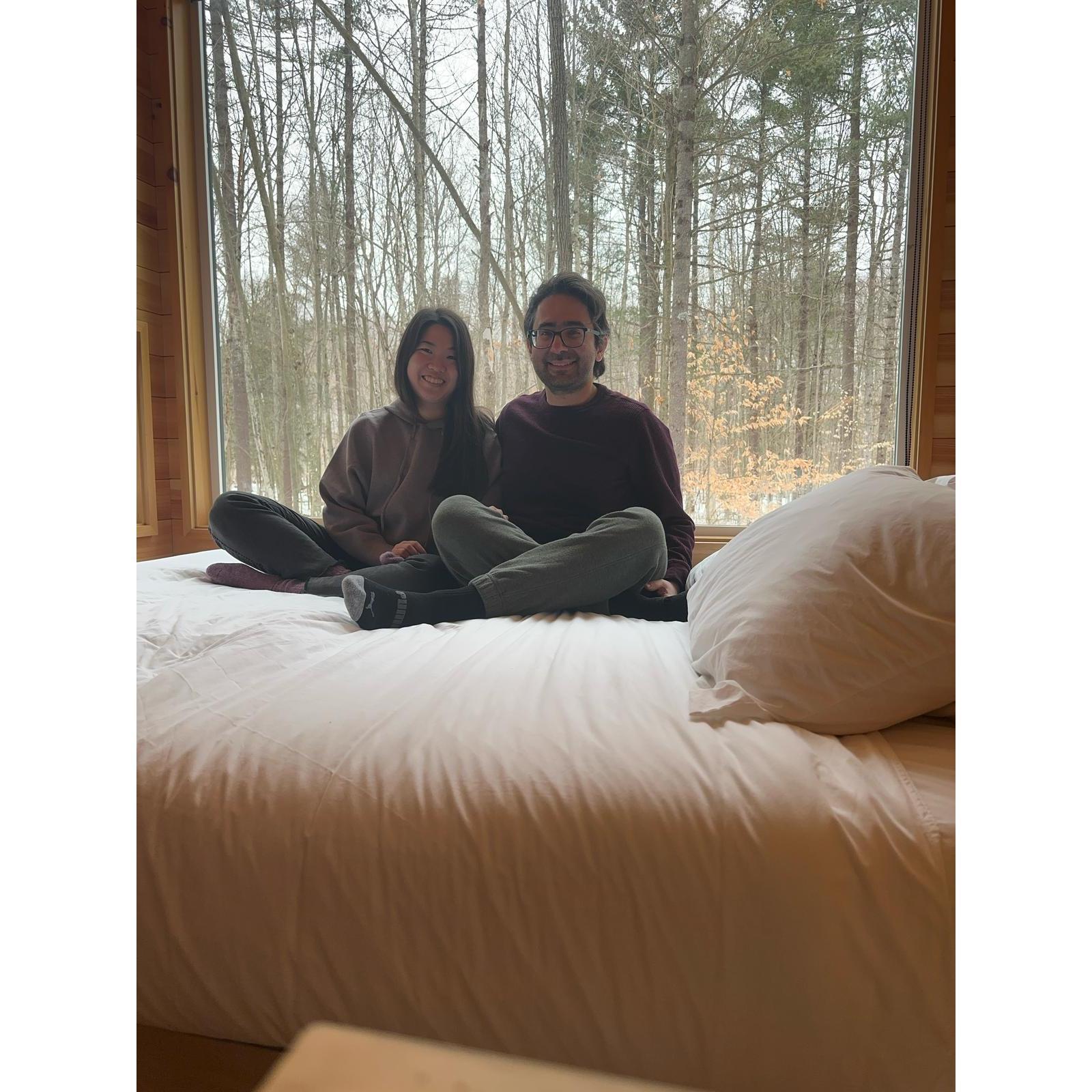 "Glamping" it up in Michigan