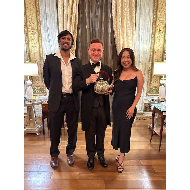Our 1 year anniversary. We celebrated with a fancy Italian dinner followed by the Steve Cohen Chamber Magic show at the Lotte NY Palace Hotel.