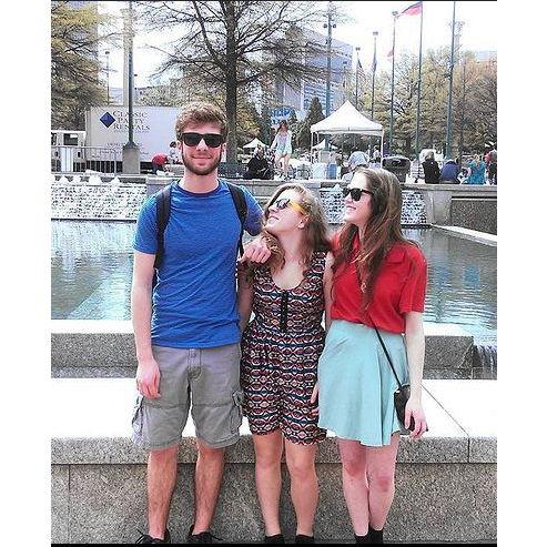 At Centennial Park in 2016... It's like Chekhov says, if there's a picture of a couple in Atlanta taken in 2016, they better have moved there by the time they get married to keep the story interesting