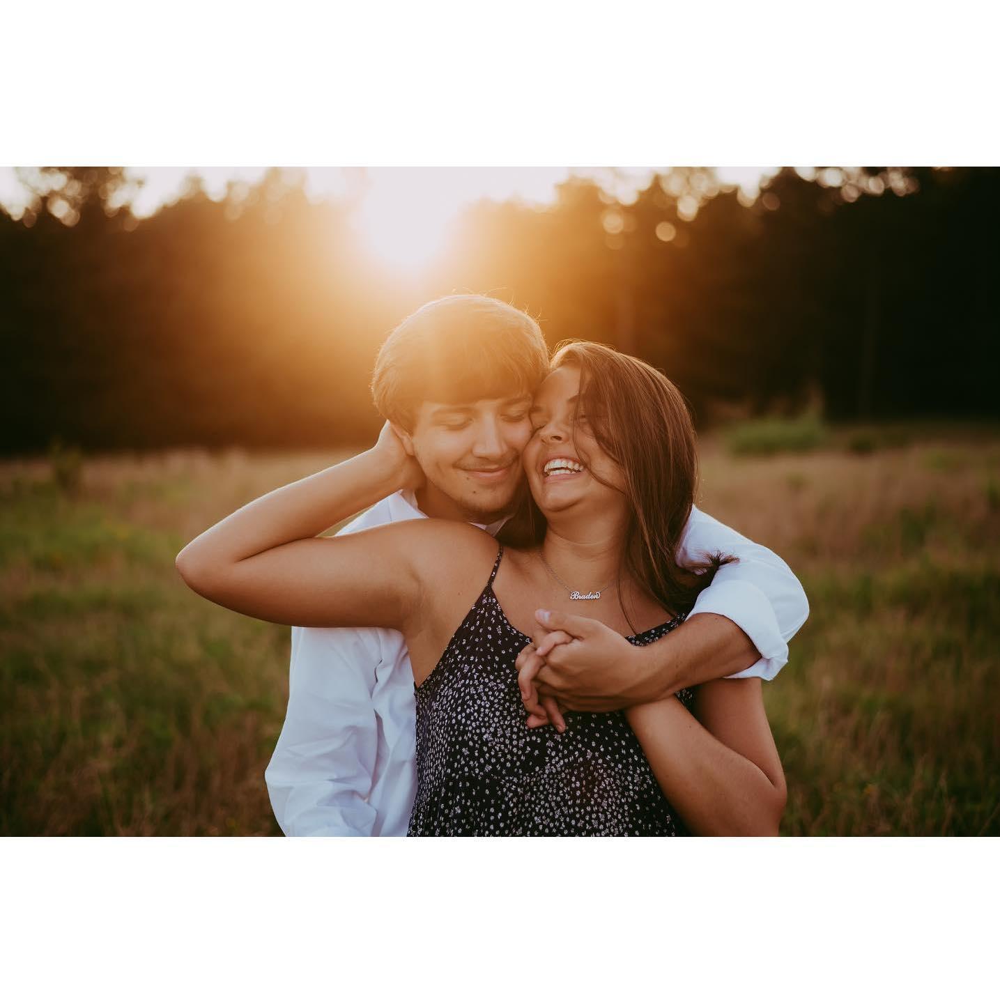 The first professional pictures Braden and I got together!