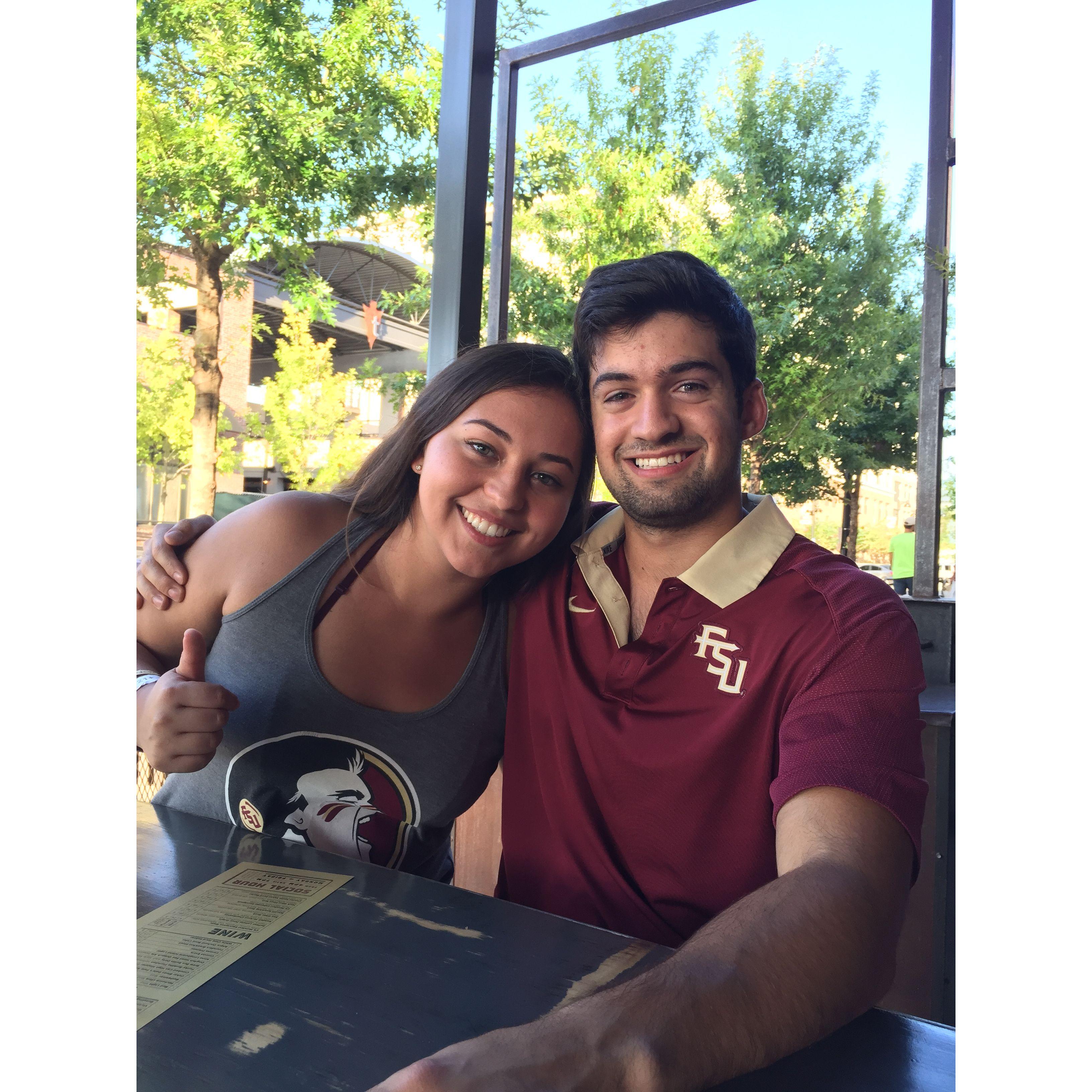Both graduated from Florida State University. Go Noles!