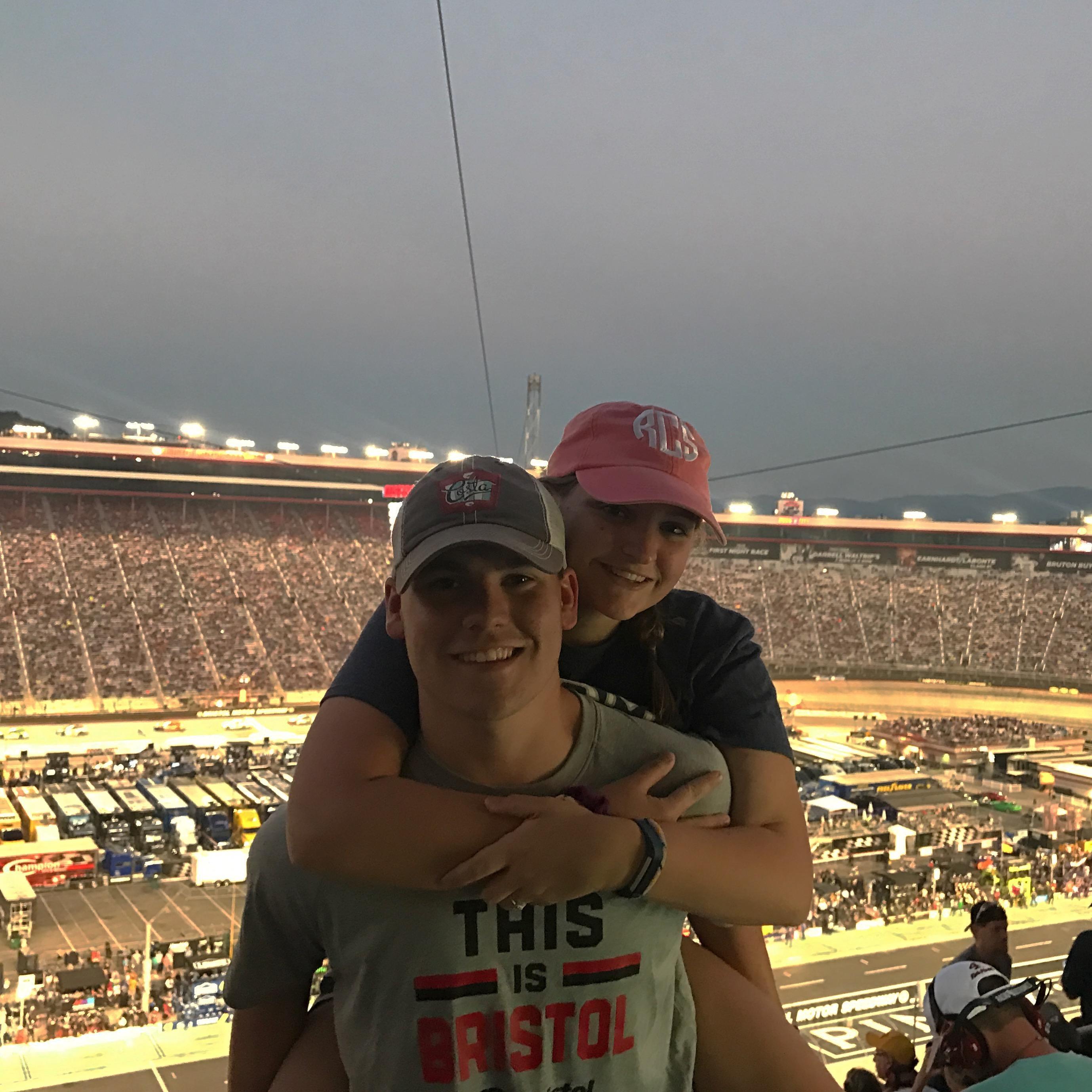 Our First trip together to Bristol Motor Speedway!