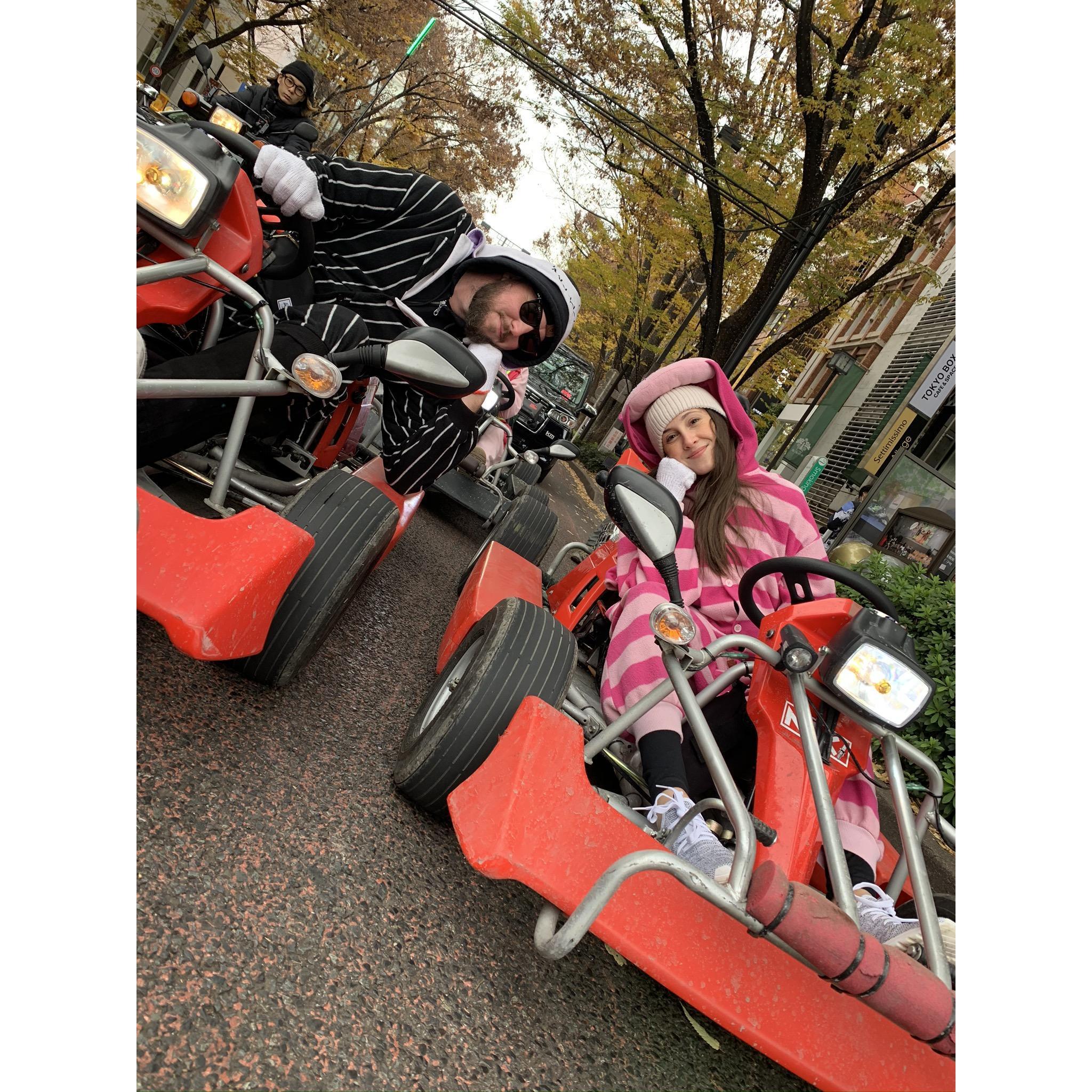 Devin and I Go-Karting through the streets of Tokyo!