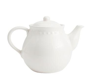Emma Teapot, White