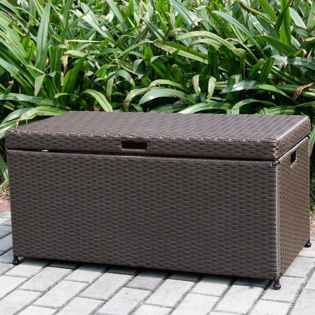 70 Gallon Wicker Deck Box
