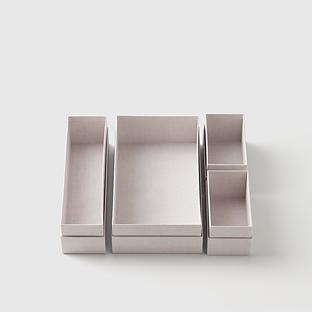 Marie Kondo 8-Piece Calm Hikidashi Medium Organizer Boxes