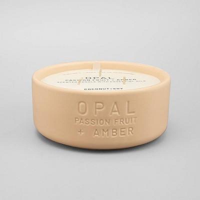 11oz Ceramic Jar 3-Wick Candle Opal - Passion Fruit & Amber - Project 62&#153;
