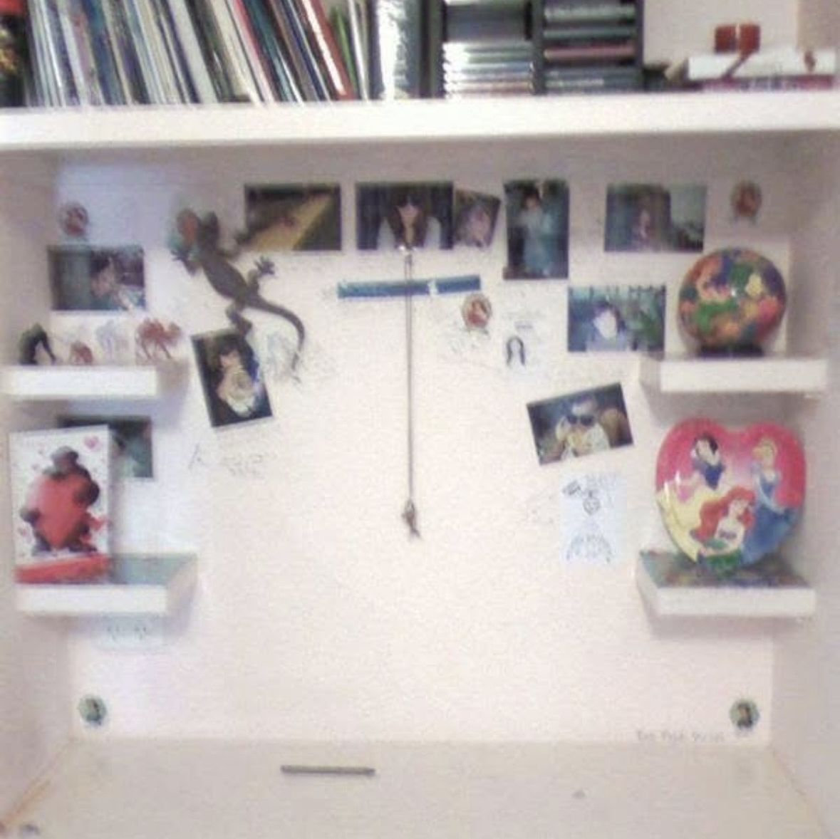 Jakes shrine wall in his bedroom of anything to do with me, can't imagine what Julie thought of that haha