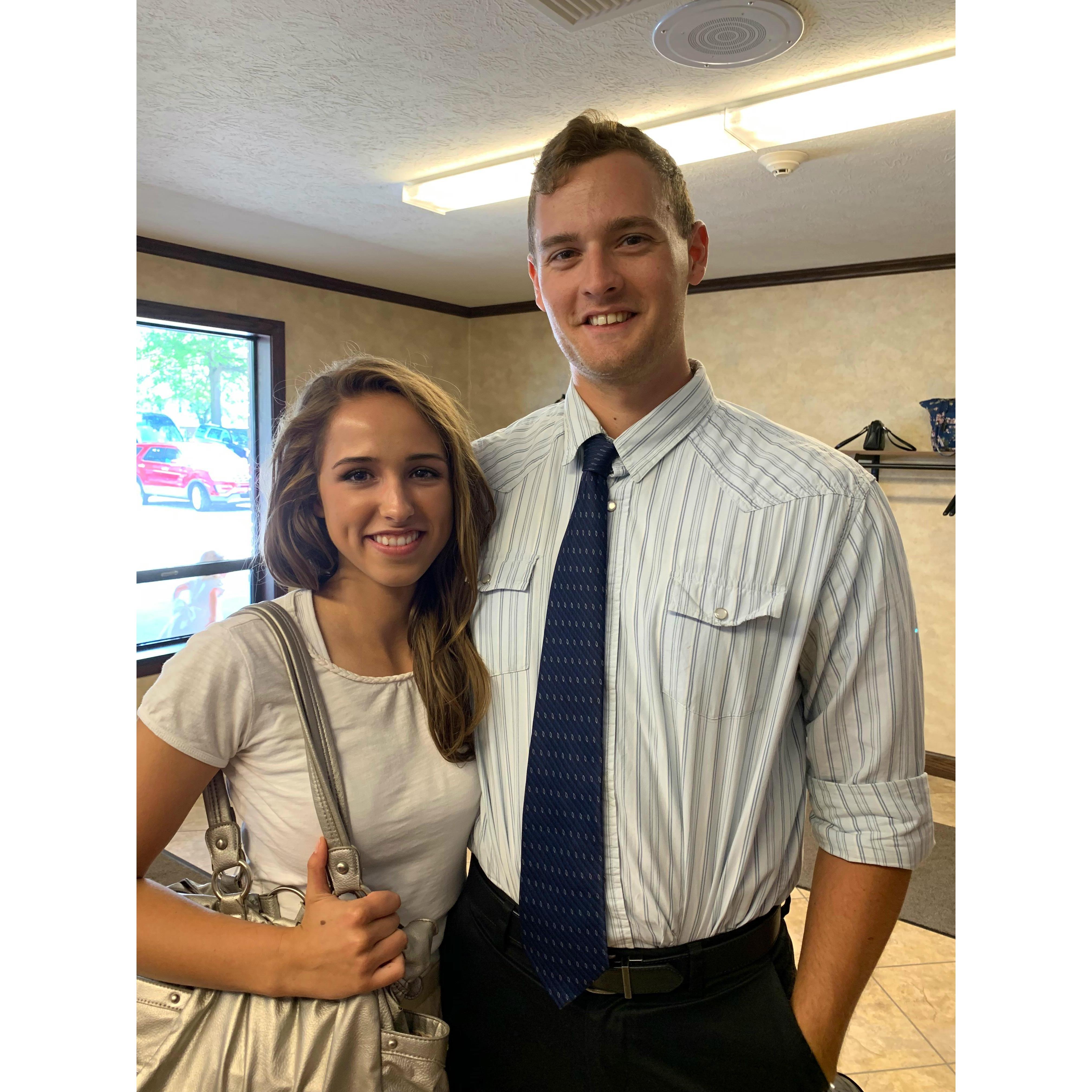 Taken at the reception of cousins David and Bailey