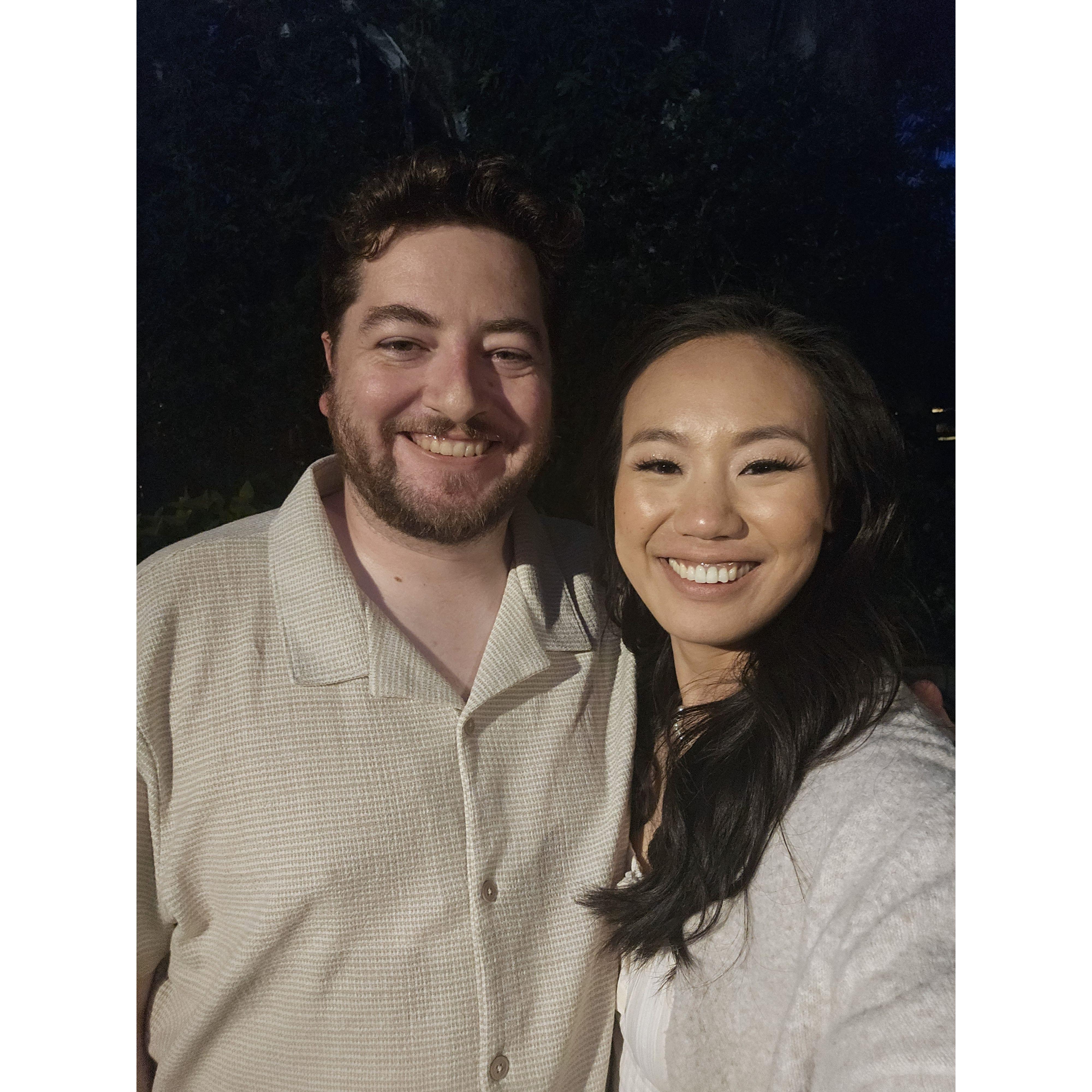 Just after our engagement photos (2025)