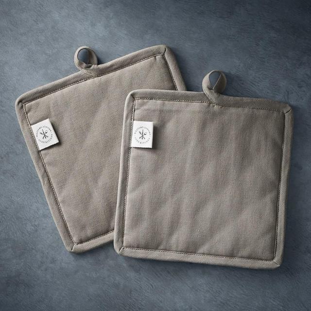 Open Kitchen by Williams Sonoma Potholder, Grey