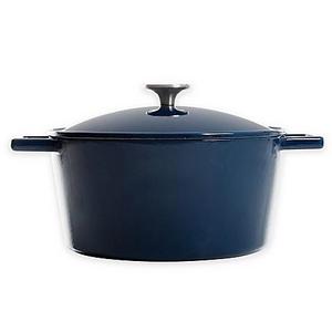 Artisanal Kitchen Supply™ 5 qt. Enameled Cast Iron Dutch Oven in Blue