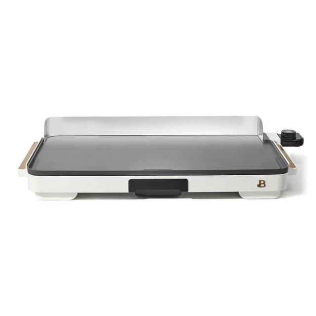 Beautiful 12" x 22" Extra Large Griddle, Drew Barrymore White Icing/United States