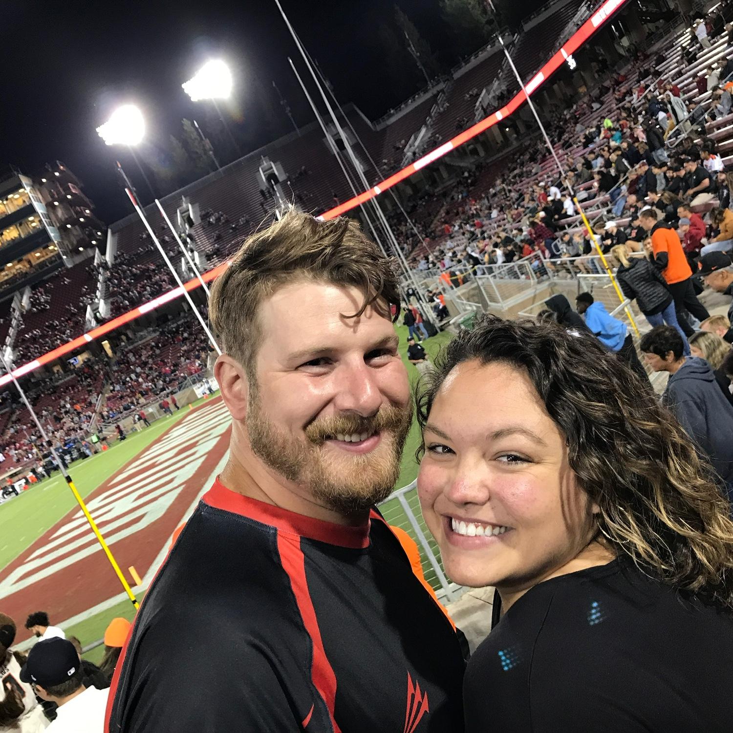 Cheering on Simon and the Oregon State Beavers | October 2022 in Stanford, CA