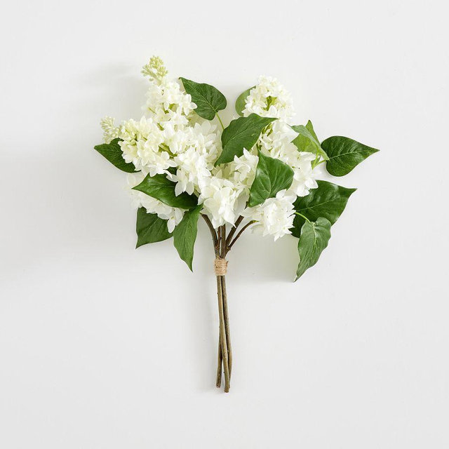 Faux Lilac Bundle, 14", White
