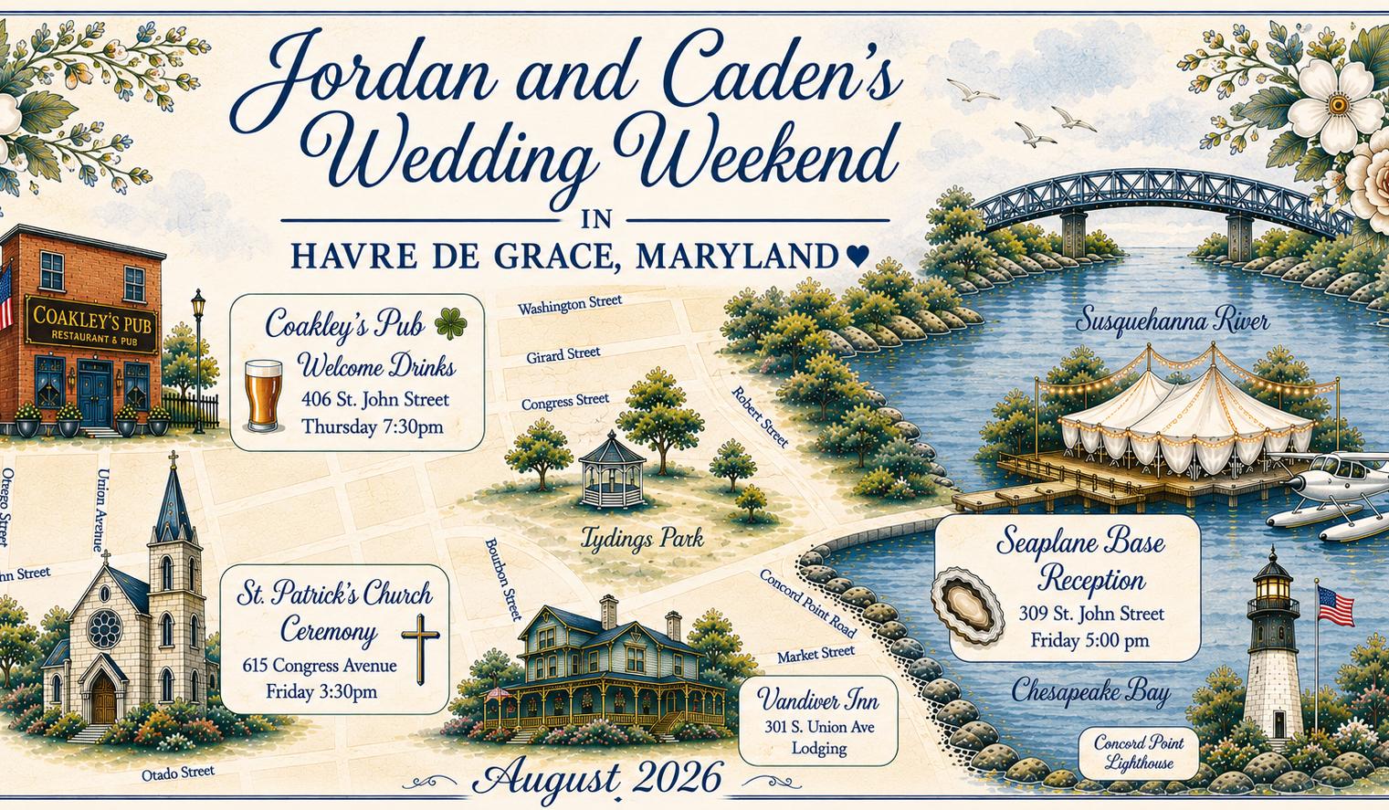 The Wedding Website of Caden Capobianco and Jordan Llewellyn