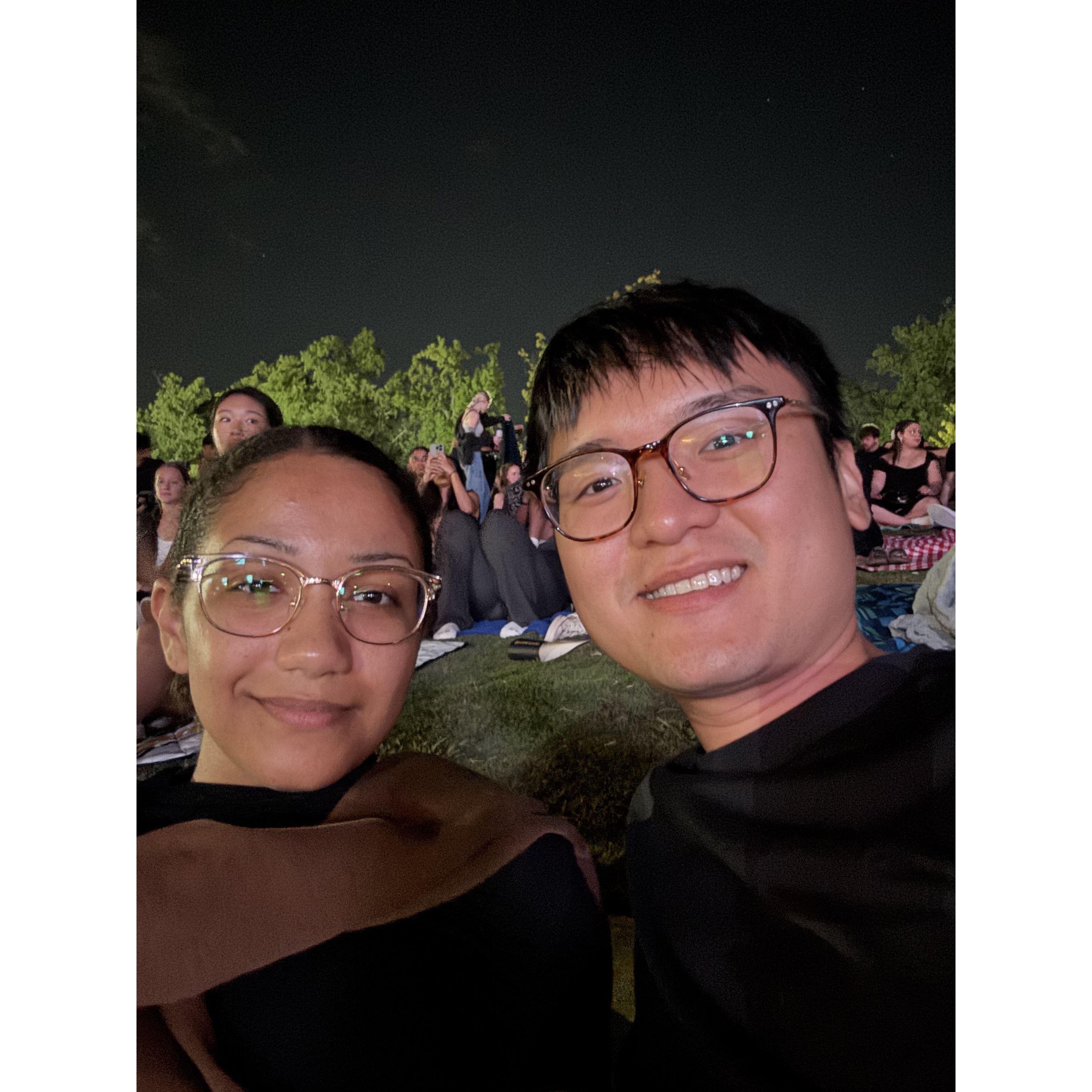 Enjoying an Evening Together