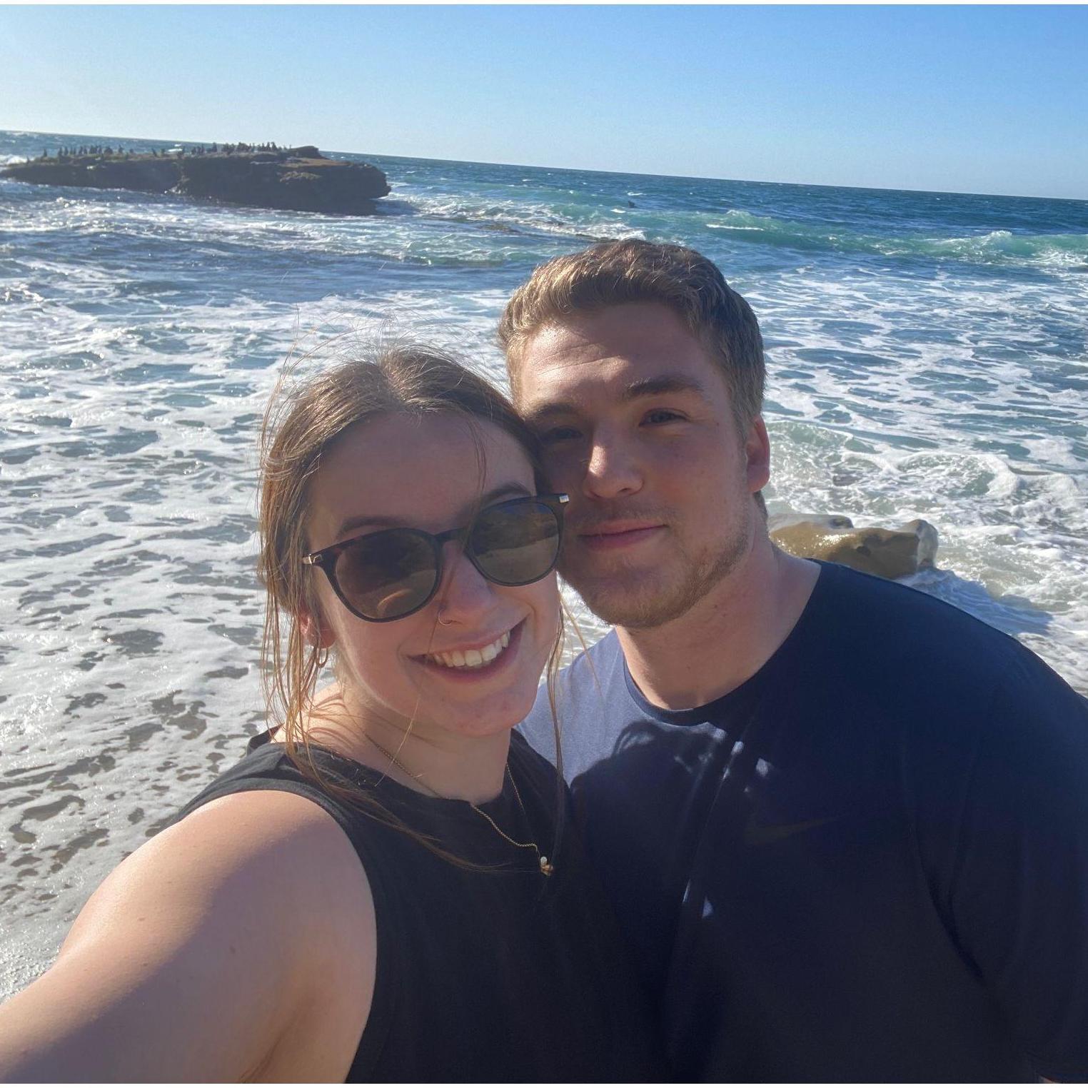 March 2022: 
We said "I love you" for the first time while on this trip in San Diego.