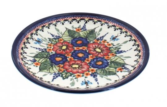 Floral Butterfly Dessert Plate