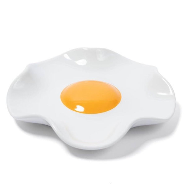 Fried Egg Ceramic Spoon Rest