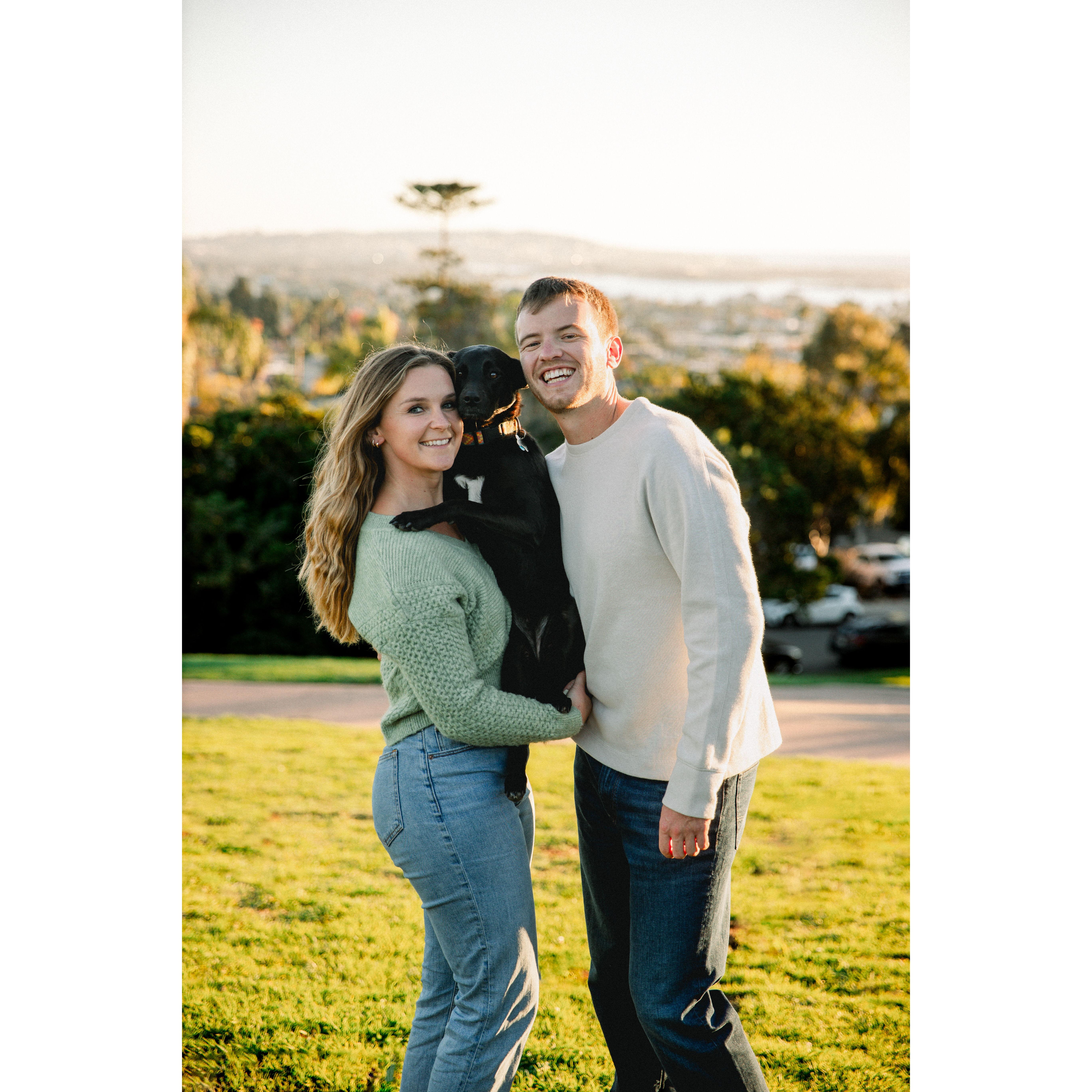 Our engagement shoot at Kate Sessions Park in Pacific Beach, San Diego. A 10/10 picnic spot. Photo Credit: Our good friend Nick Haugen