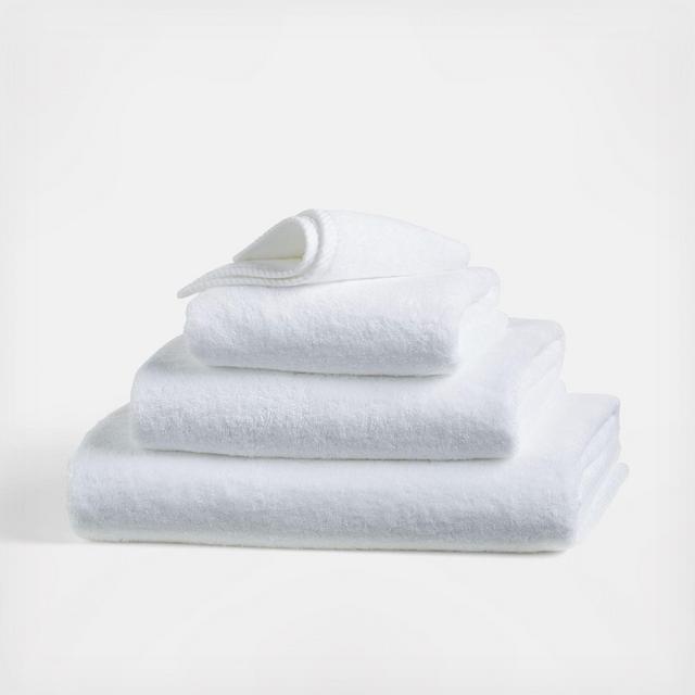 Crate and Barrel, Quick Dry 4-Piece Organic Cotton Towel Set | Zola