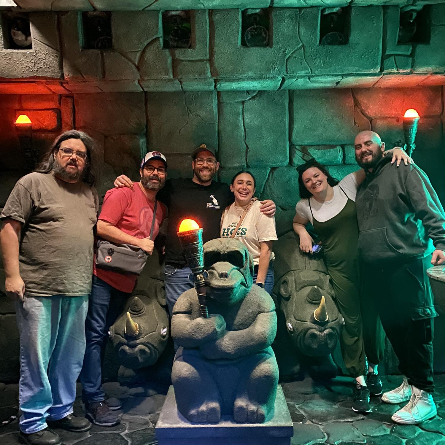 We’ve escaped several rooms together!
