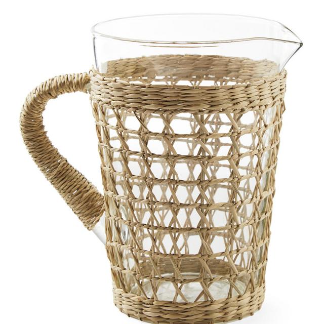 Serena and Lily Cayman Seagrass-Wrapped Pitcher