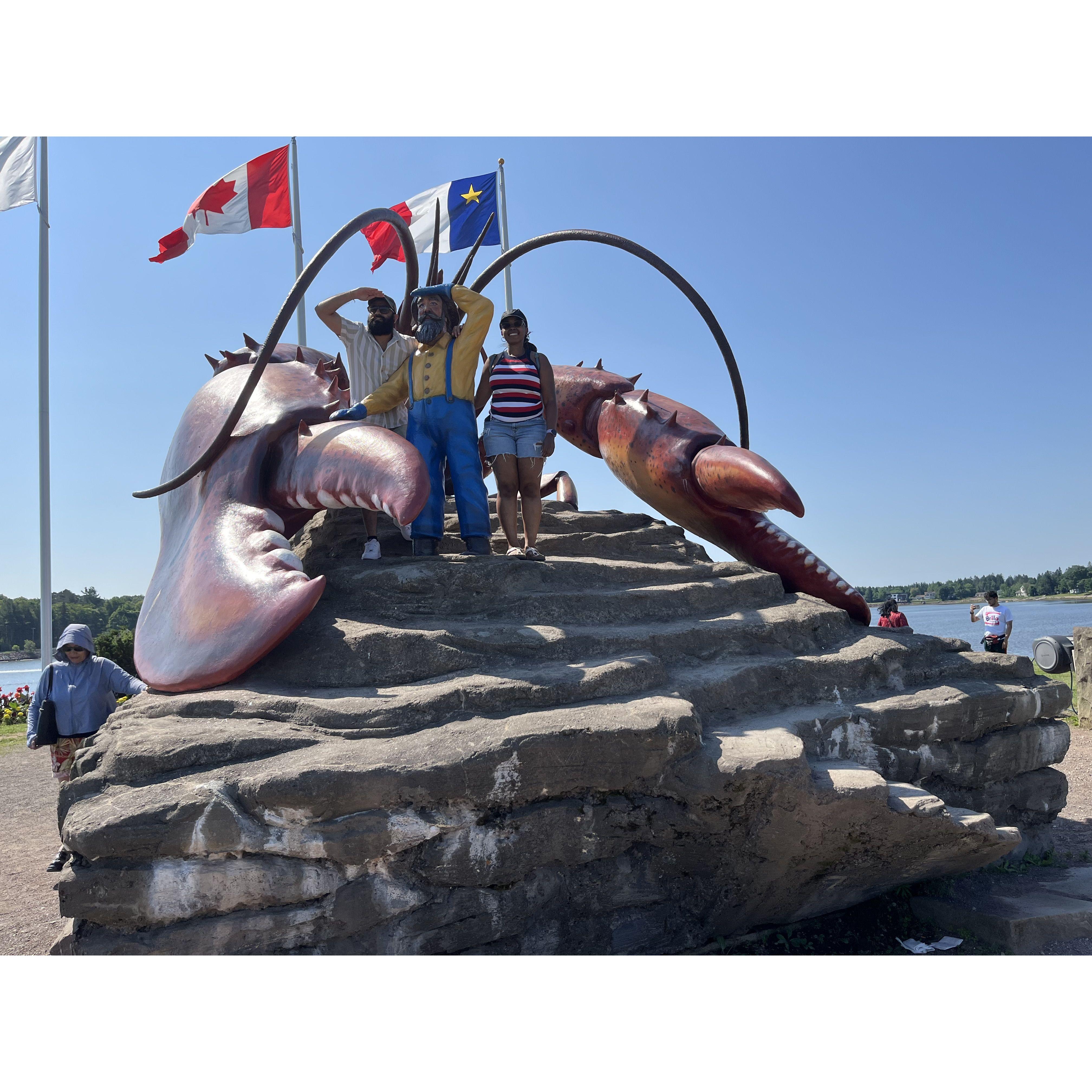 Biggest Lobster (after China), Shediac N.B.