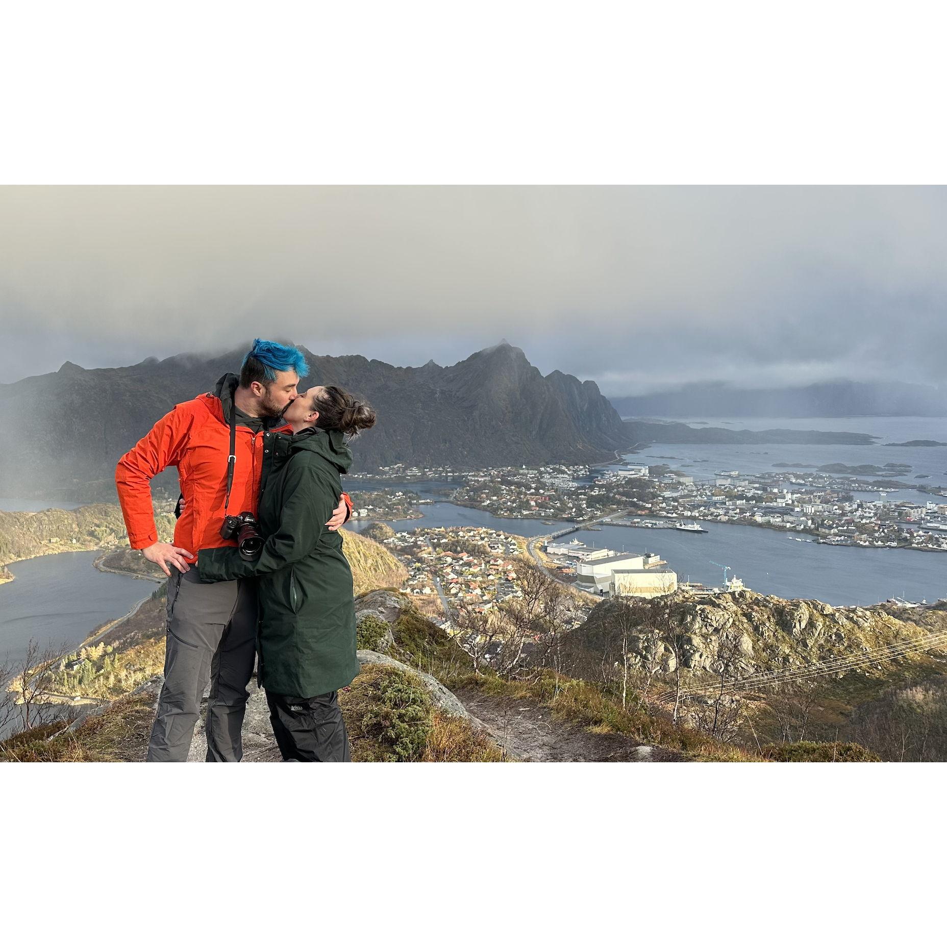 On top of a Fjord!