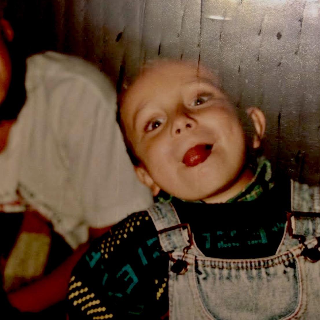 Sebastian was a total scallywag at this age -- and proud of it.