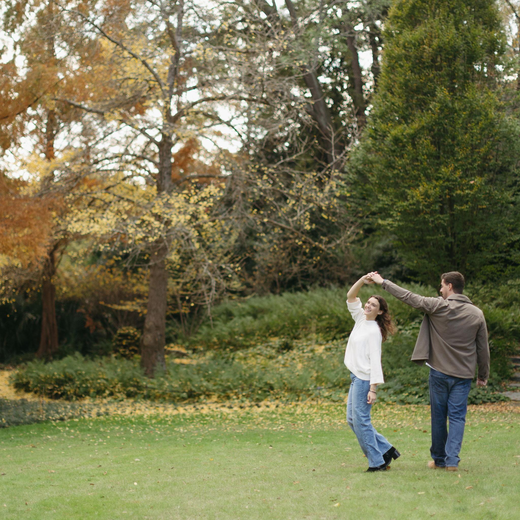 November 2025 - our engagement shoot at Duke Gardens!