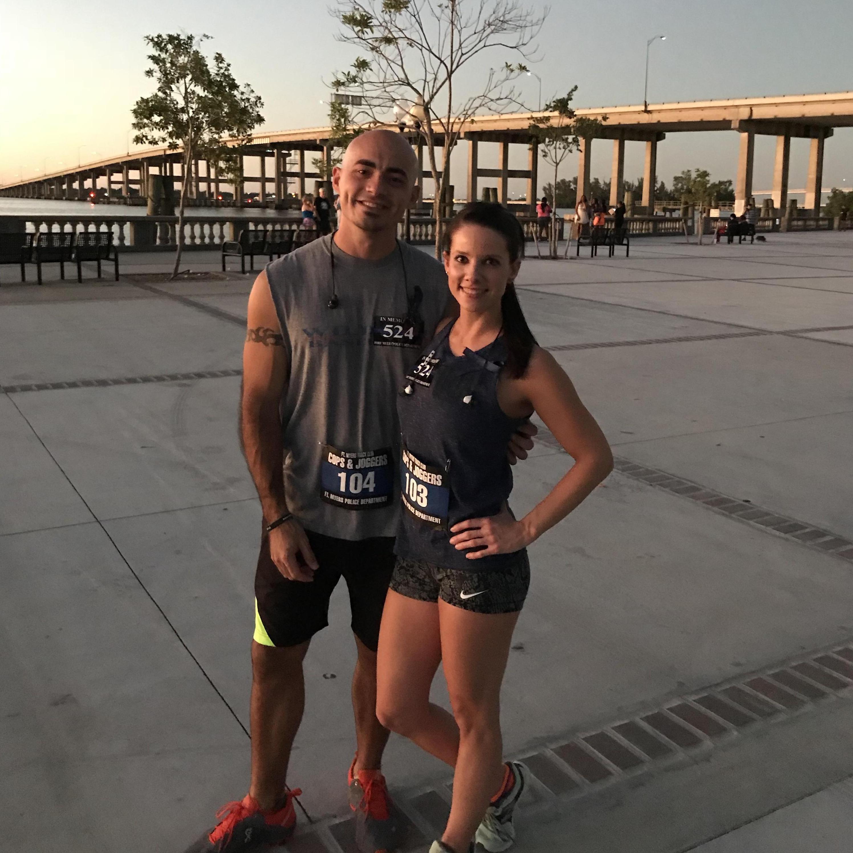 Running our first race together