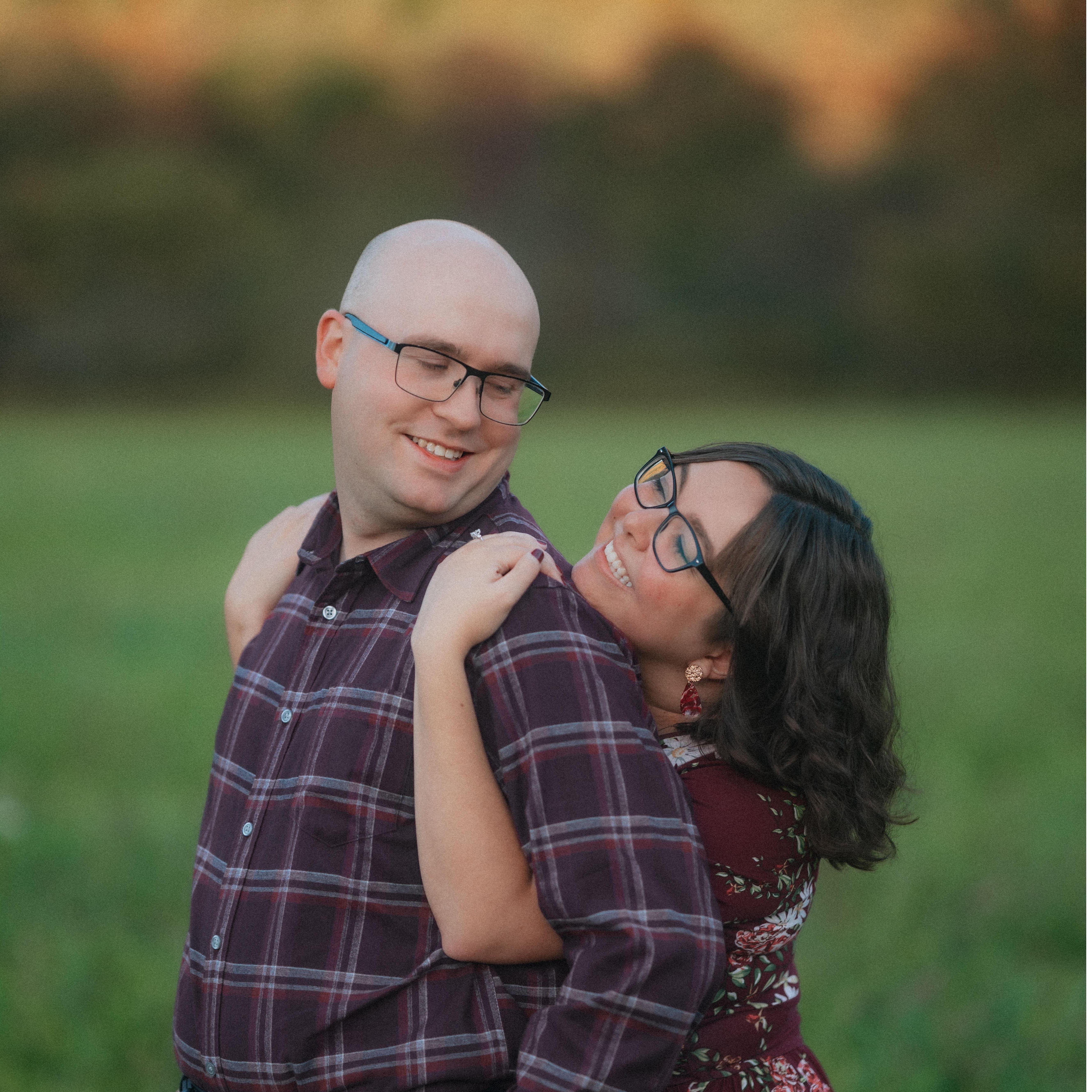 Labrador Hollow Unique Area. October 2023. Engagement photo session with Kat and Corey.