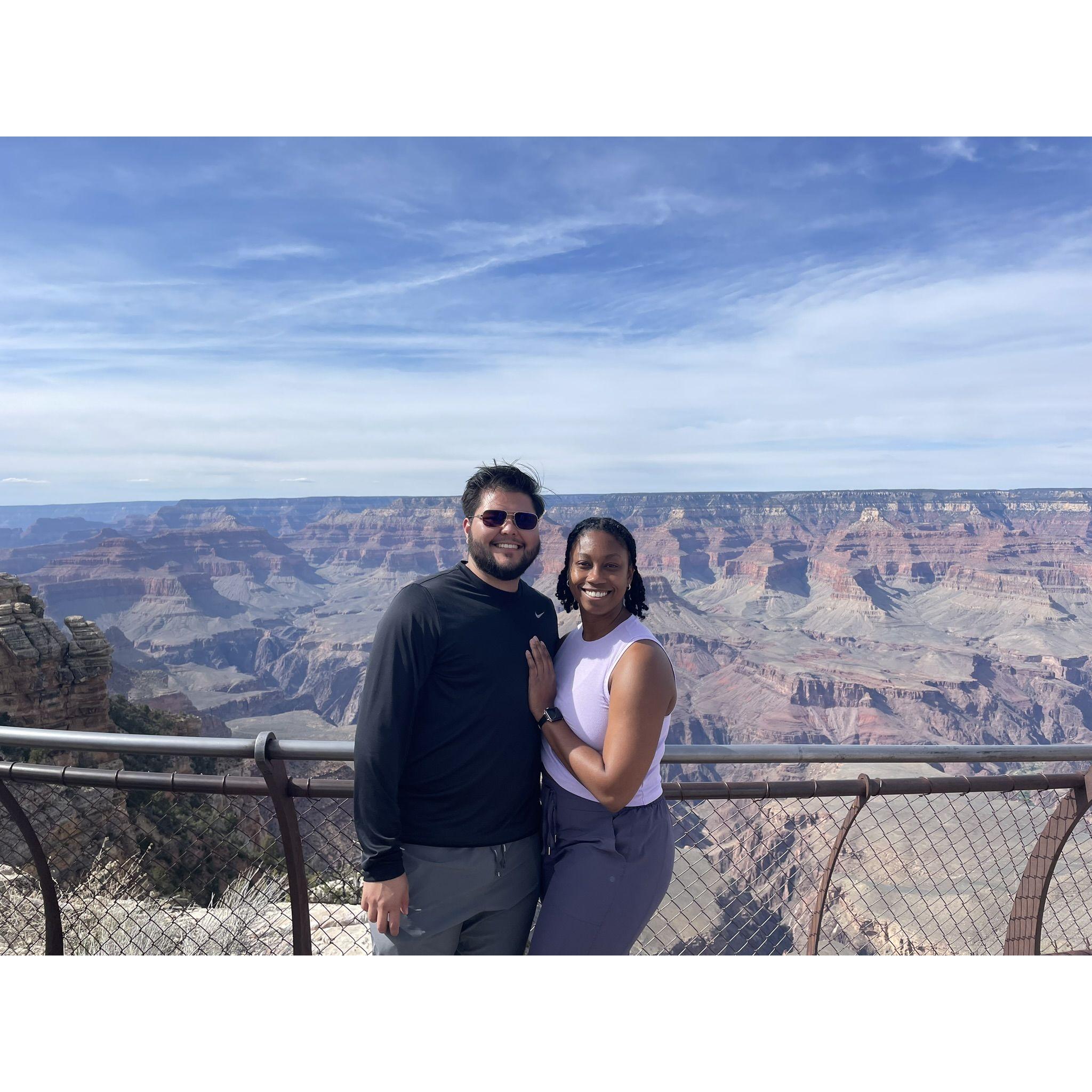 Nothing like experiencing the Grand Canyon together