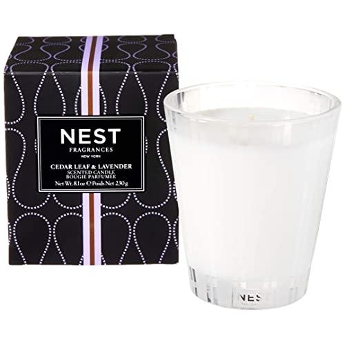 NEST Fragrances Classic Candle- Cedar Leaf & Lavendar, 8.1 oz